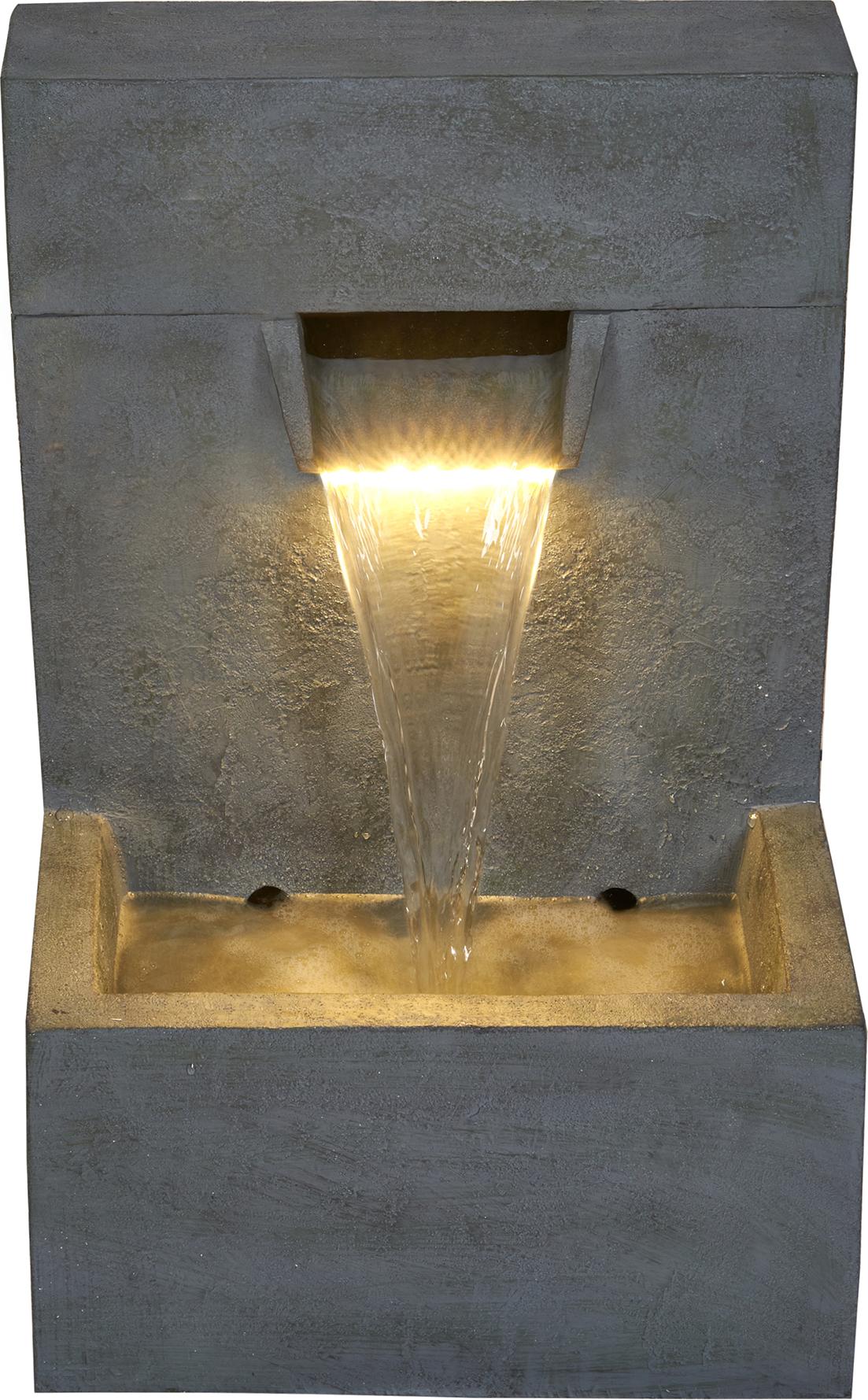 Ubbink POSADA - Wasserfall-Wasserbecken mit Wasserrutsche