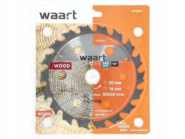 Adgo WIDIA Sägeblatt 145 x 20 mm, 18 Zähne, WIDIA Zähne für Holz
