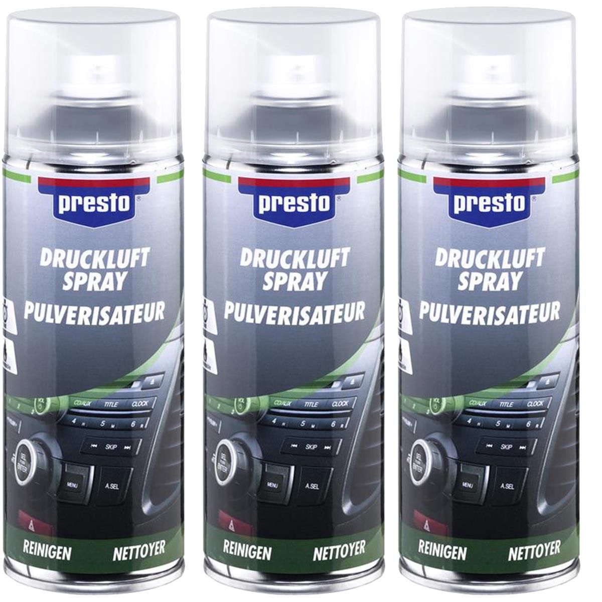 PRESTO Hliníkový sprej 400 ml | Na vysoké teploty | Farby na vysoké