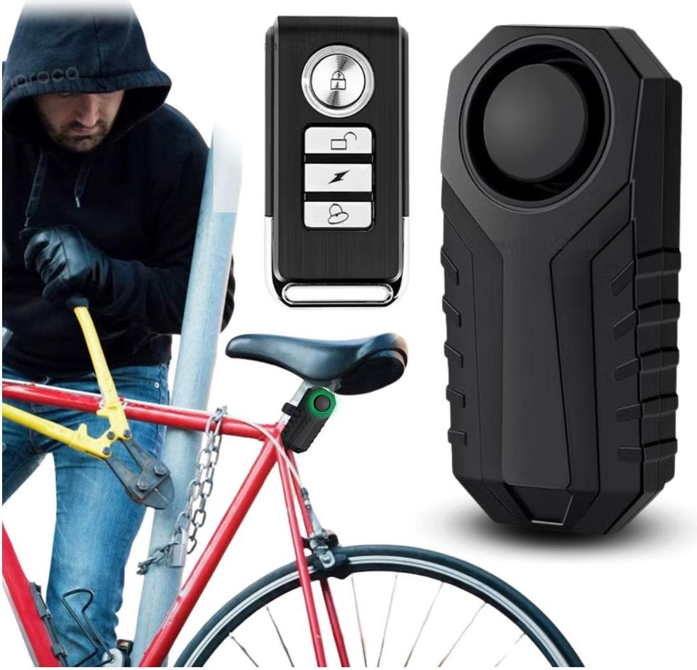 Becke Lauter Fahrrad-Diebstahlalarm mit Fernbedienung