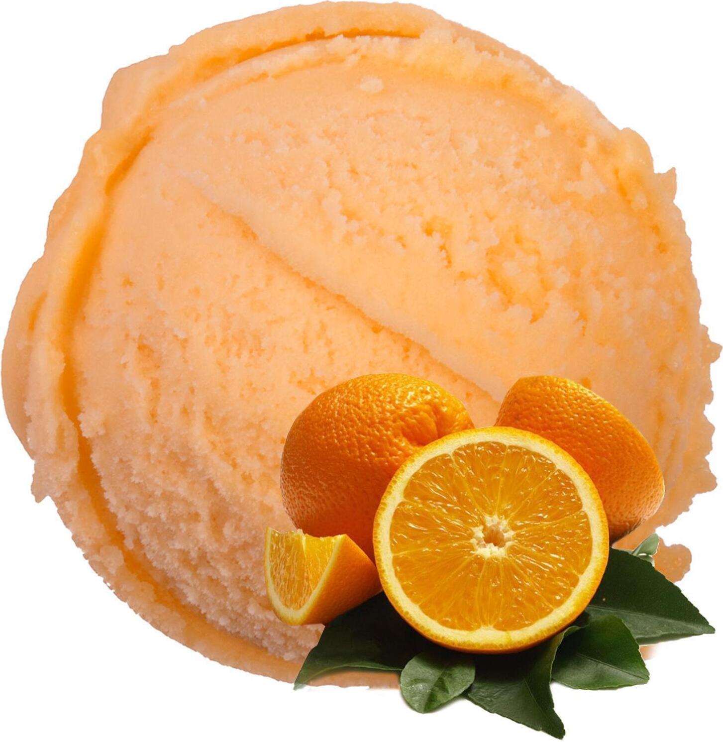 Gino Gelati Joghurt Orange Eis Pulver - Speiseeis Pulver für Eismaschine (1 Kg) SPEJ-105-1