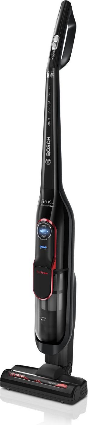 Bosch BLH87POW1, Tyčový vysávač, Bezvreckové, Čierna, Obdĺžnikový, Suchý, Filtrovanie