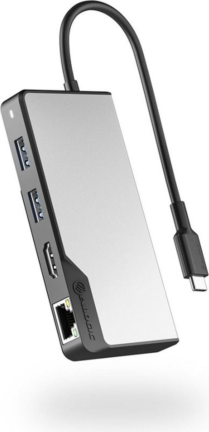 Alogic UCFUPRGEV2-SGR Alogic USB-C HUB 5 v 1 HDMI/USB/Ethernet/PD