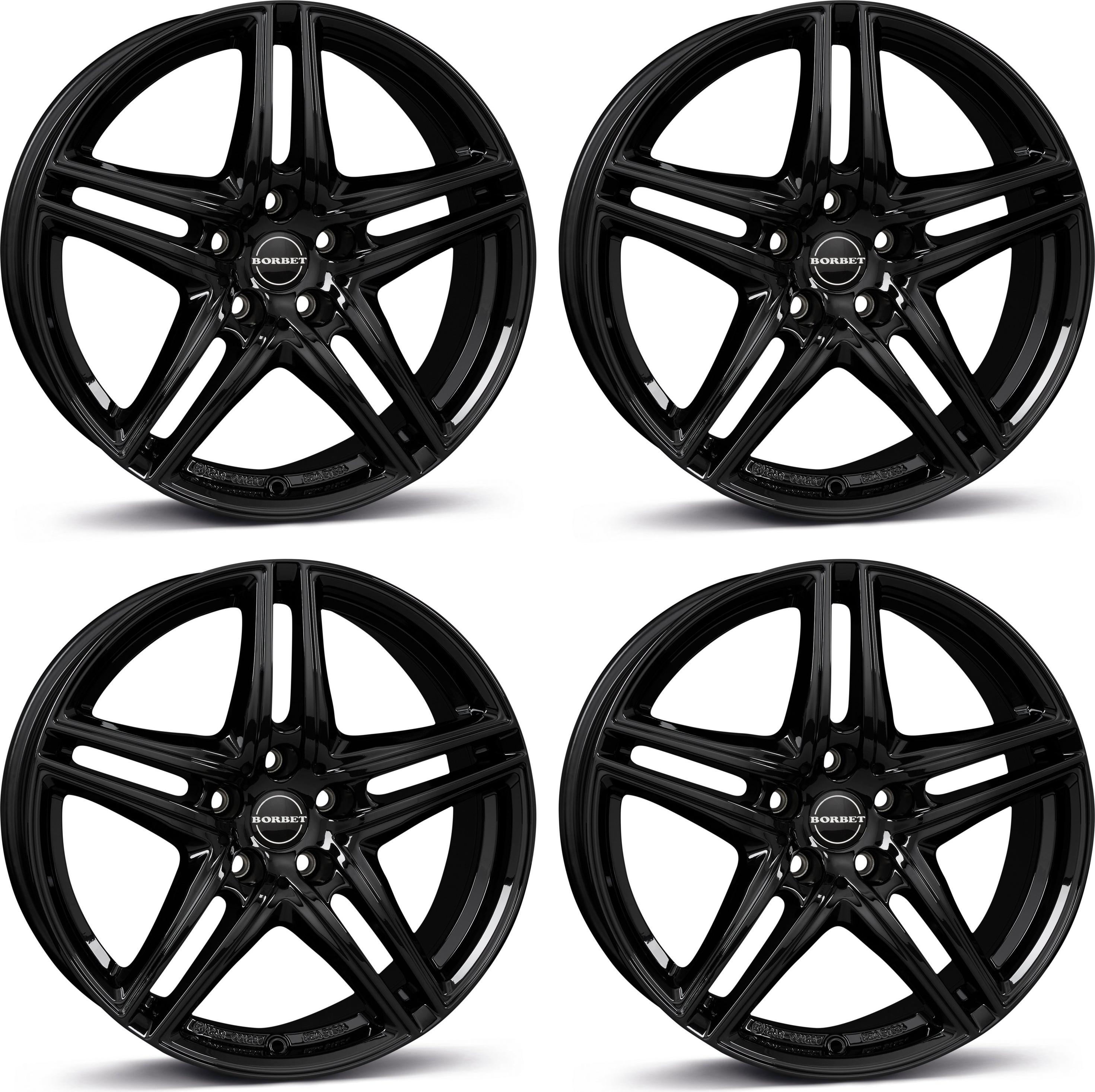 4 Borbet Felgen XR 7.5x17 ET45 5x112 SW für Ssangyong Korando 5x112 SW für Ssangyong Korando Aluräder 4-XR 75745112566,6BG/T