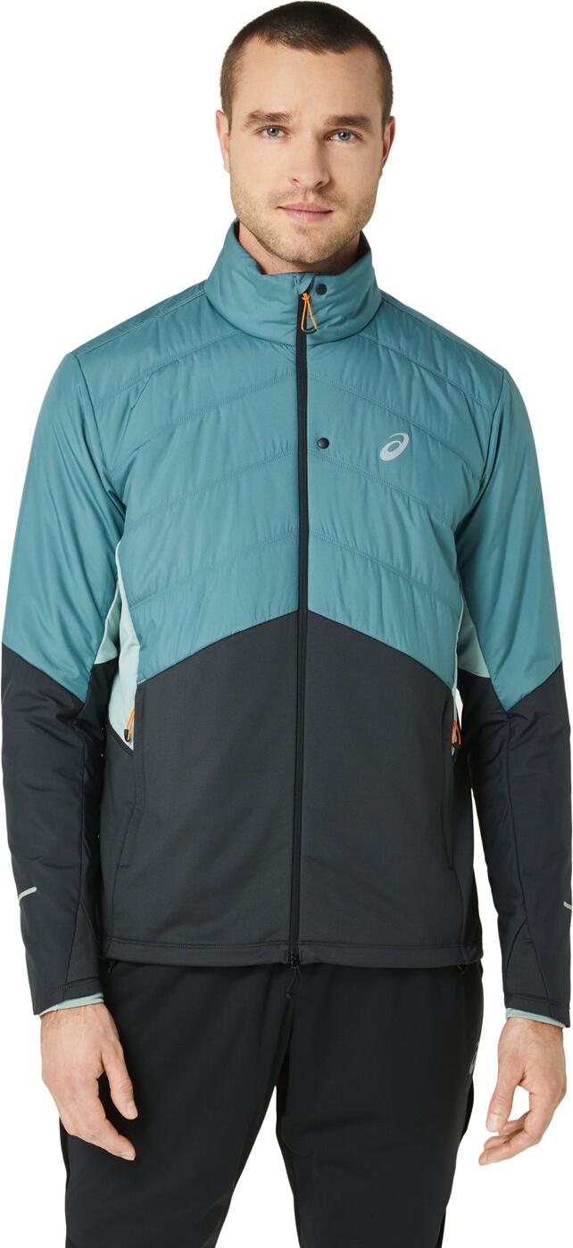 Asics WINTER RUN JACKET Herren Laufjacke Blau S