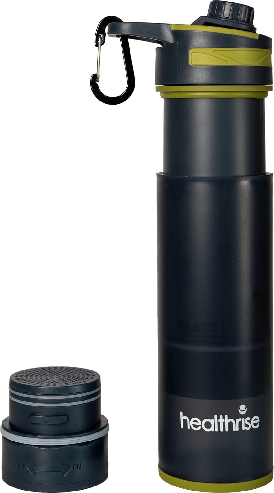 Health Rise Outdoor Wasserfilterflasche | 800 ml | Ultrafiltration & Aktivkohlefilter für sauberes Wasser unterwegs