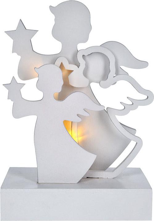 Solight LED Holzengel 1V219