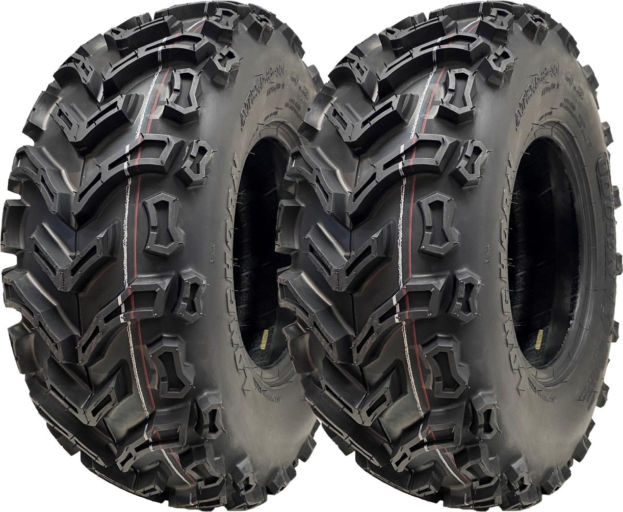 pneumatiky 24x8.00-11 Quad ATV 6ply Wanda E-Marked Road Legal Tubeless 41J (sada 2)