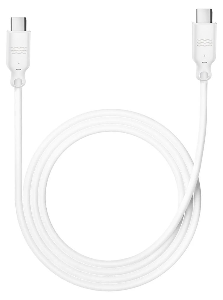 Just Green ECO USB-C zu USB-C Kabel 1,2m weiß JGCBLCC1M2W