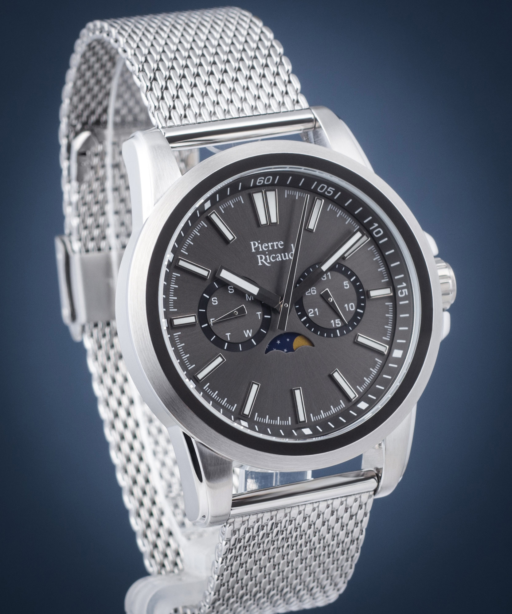 Pánske hodinky Pierre Ricaud Moon Phase