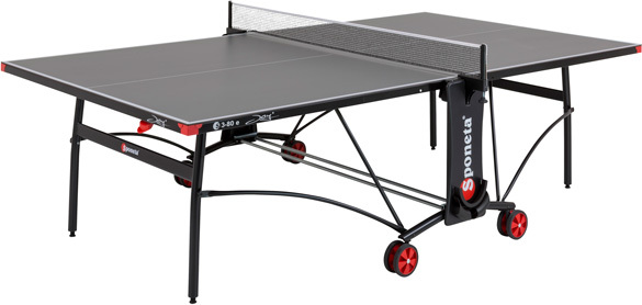 SPONETA S 3-80 e Sportline Outdoor-Tischtennisplatte mit Netz, grau; 209.9010/L