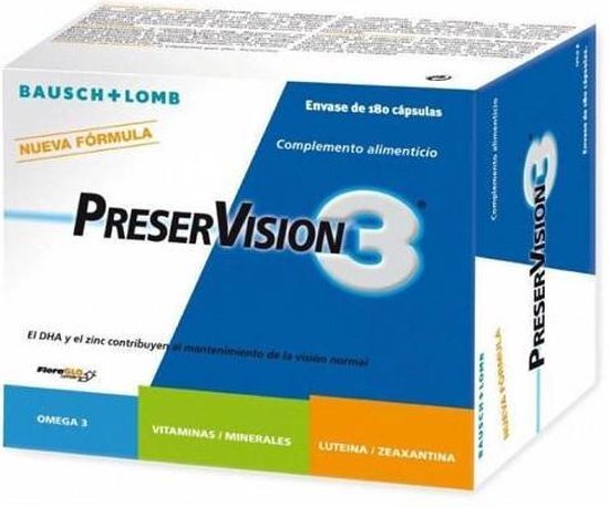 Bausch + Lomb Bausch+lomb Preservision Packung mit 3 Monaten 180 Kapseln