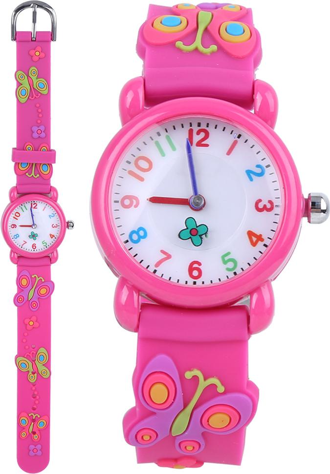 Vodotesné deti kreslené hodinky roztomilý nádherný vzor deti zápästie jed Rose Red