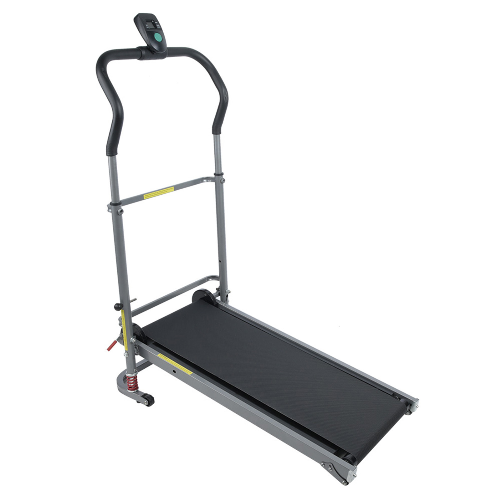 Gistuch Klappbares Laufband, Mechanisches Laufband, Indoor-Fitnessgerät für Home-Workout, Kardio-Training
