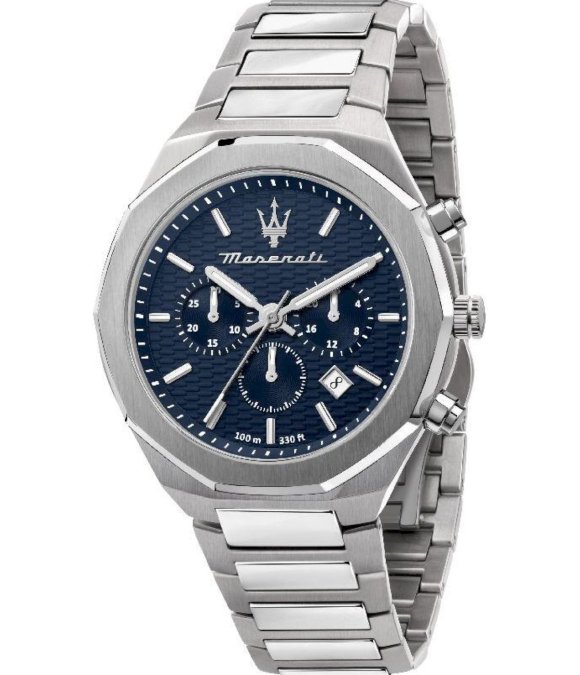 maserati uhr herren blau