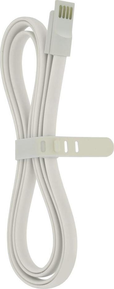 Blautel Daten-Kabel USB auf Micro-USB magnetisch, 120cm Länge, Weiss USMFLB
