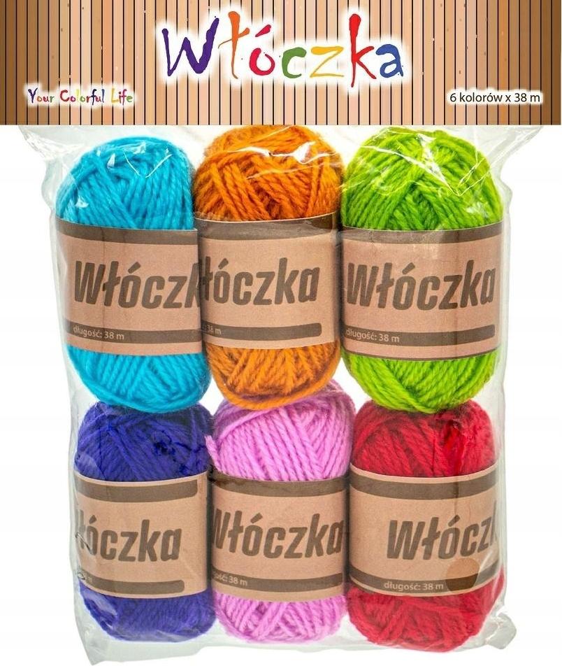 ALIGA Garnlänge 38 m, 6 Stück im Farbmix