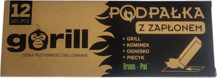 GORILL Grillanzünder aus Holzwolle, 12 Stück – Schnelle und saubere Grillanzündung