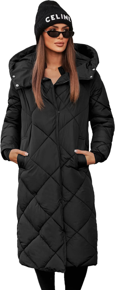 Damen Winterjacke Schwarz OZONEE JS/5M3173/392Z L