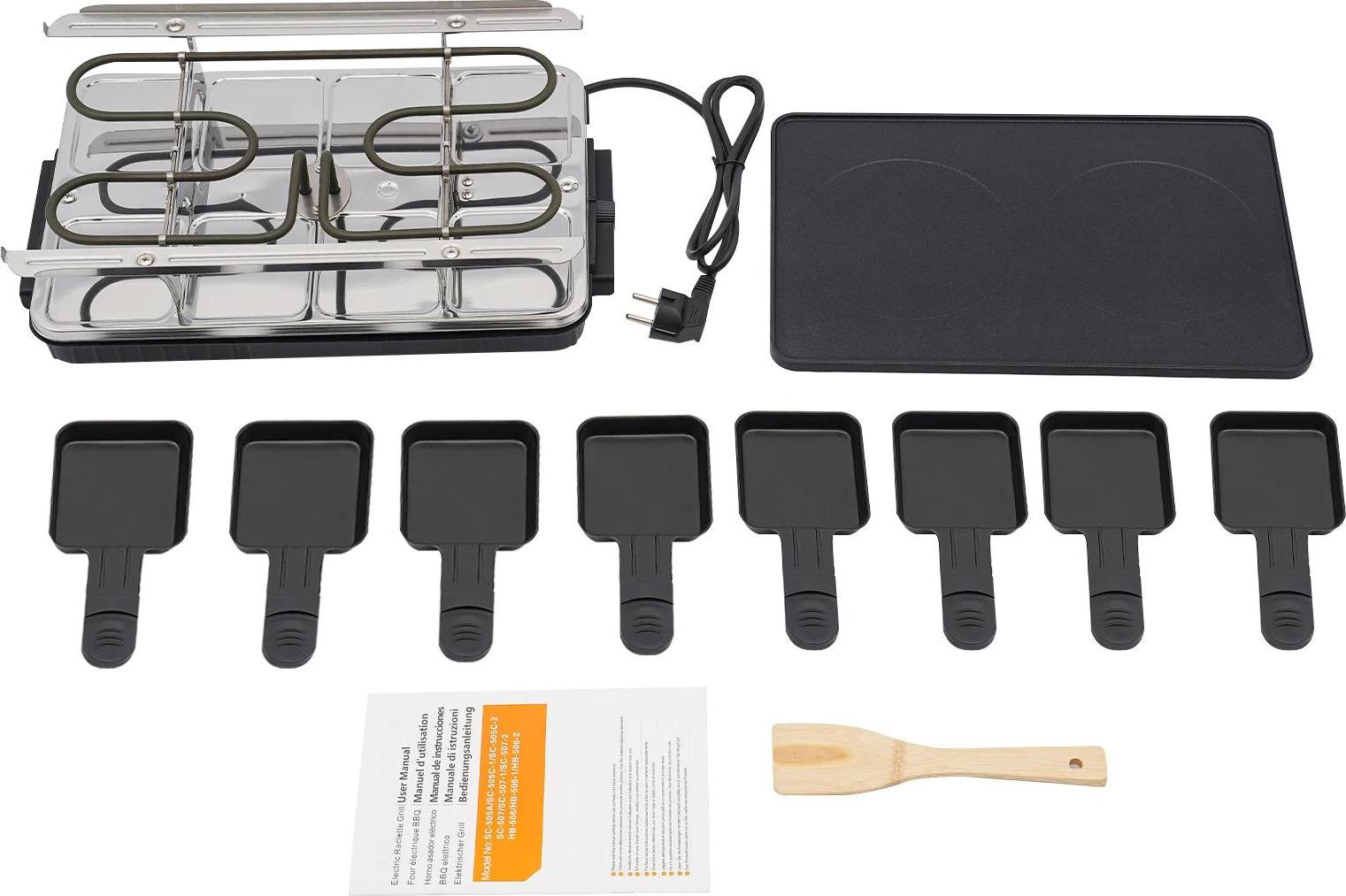 Elektrický gril, nepriľnavý povrch, varenie pri vysokej teplote, čierny