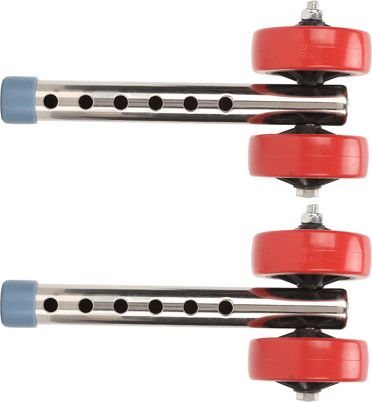 Cocosity Walker-Räder,Walker-Räder Ersatz-Kit,Universal Walker-Räder,Edelstahl Walker-Räder,Einstellbare Walker-Räder,Ersatz Walker-Räder