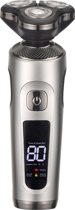 INF Elektrorasierer mit rotierender 3D-Rasierklinge Silber 292147