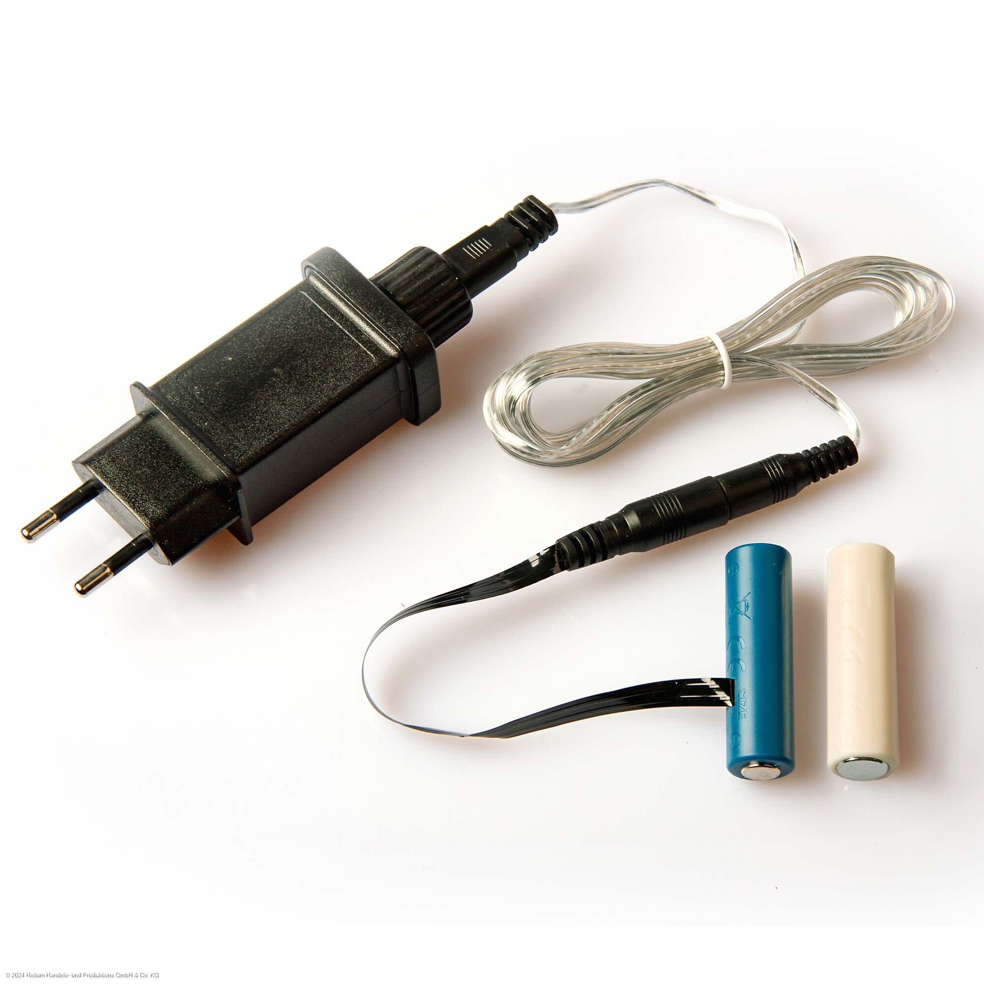 Hellum Batterie Adapter Batterieersatz für 2xAA Batterien 1,8 m Zuleitung
