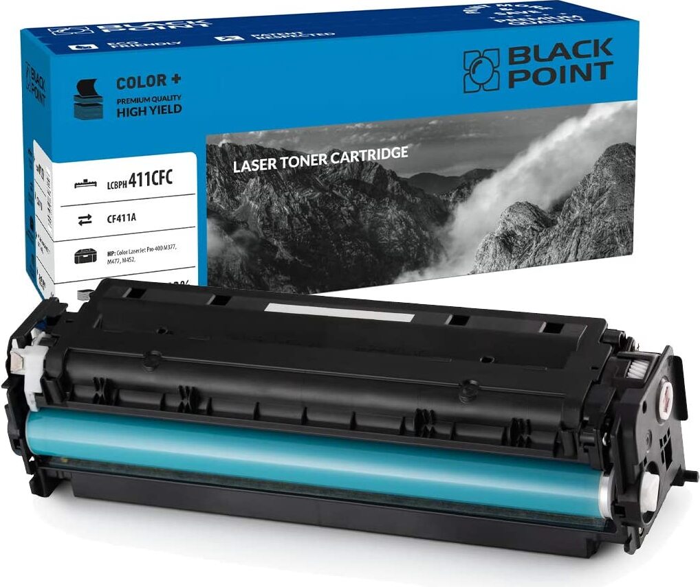 Toner CE411A - azúrový - pre HP Laserjet Pro Color: MFP M475dn, MFP M475dw; Laserjet Pro 300 Color: M351a MFP M375nw; Laserjet Pro 400 Color: M451dn, M451nw, M451dw - mit