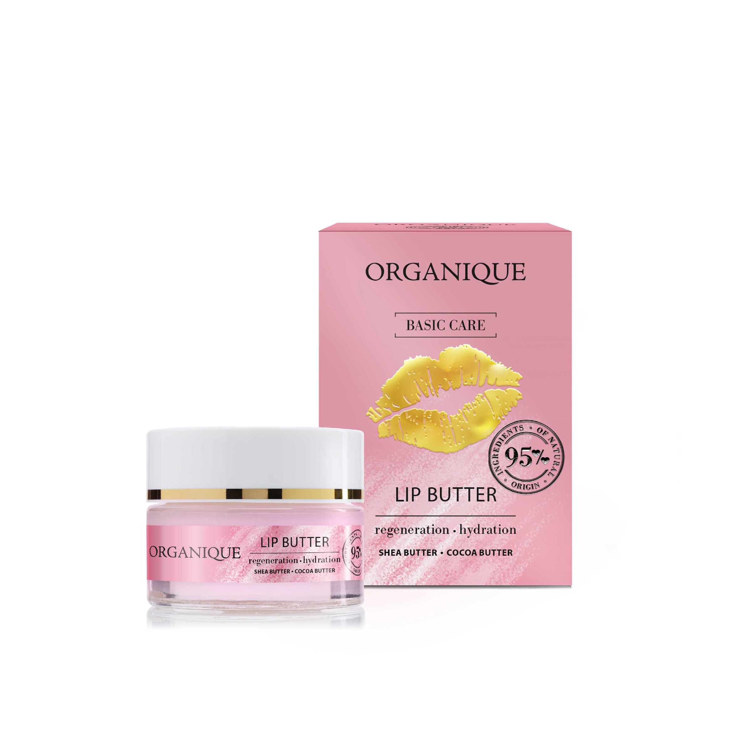 ORGANIQUE Basic Care Regenerierende und Feuchtigkeitsspendende Lippenbutter 15 ml