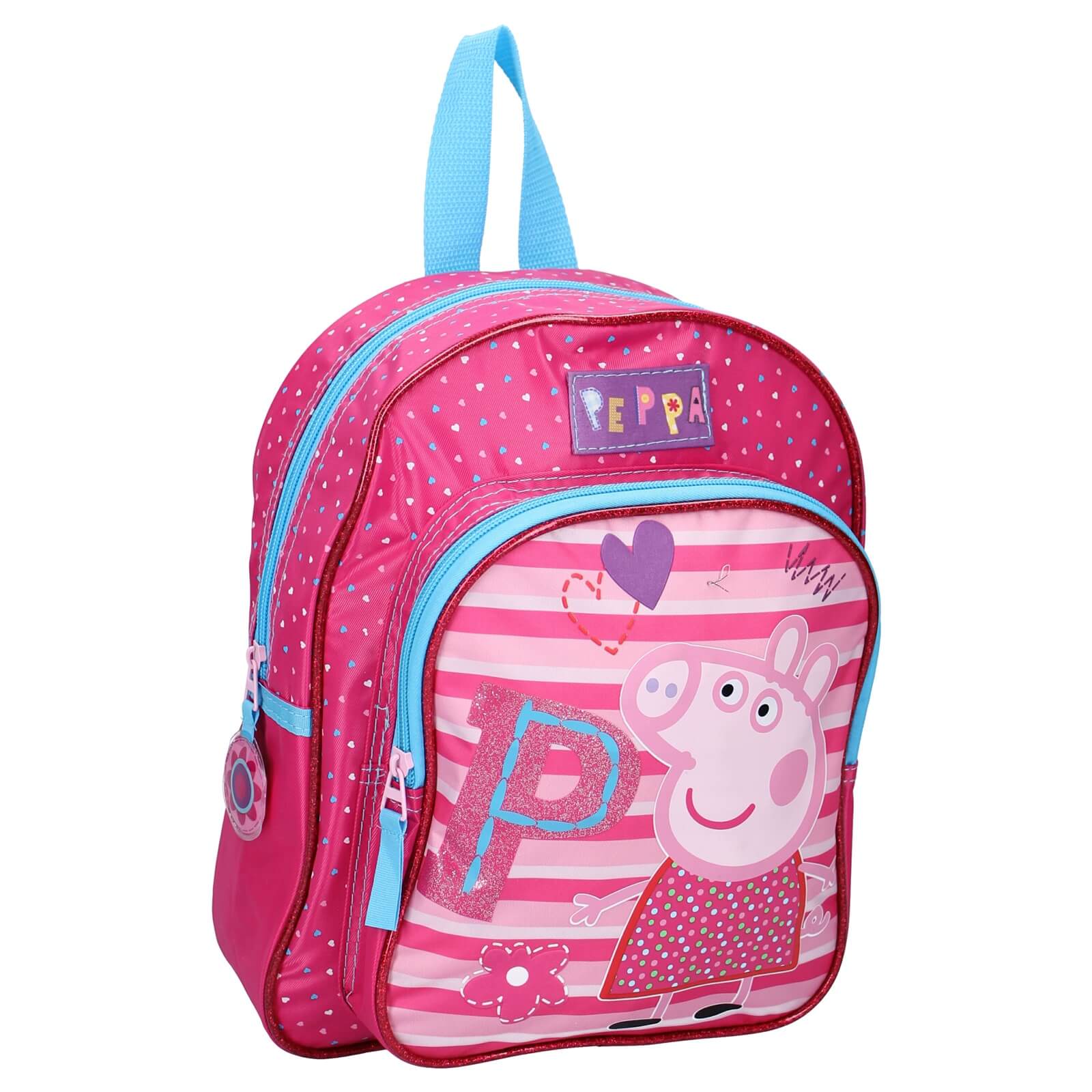 Kinder Schulter Tasche Bag Sport Kindergarten Feizeit Peppa Pig Wutz Schwein 