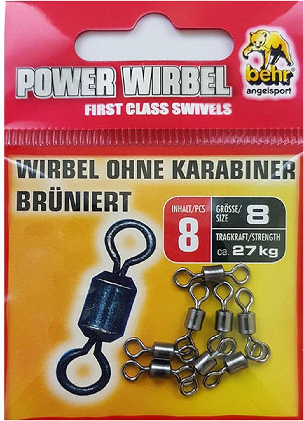 Behr Angelsport GmbH 8 Karpfen Wirbel Tönnchenwirbel Gr. 8