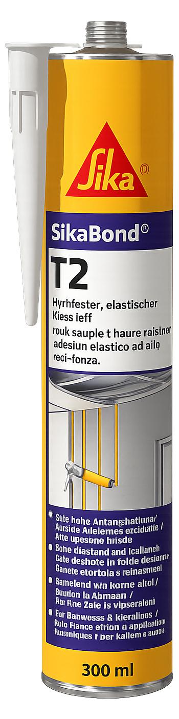 Sika Deutschland GmbH 20x SikaBond-T2 schwarz 600ml Bau- und Konstruktionsklebstoff