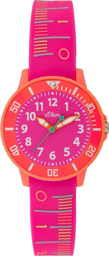 s.Oliver Kinder-Armbanduhren Analog Quarz SO-3774-PQ