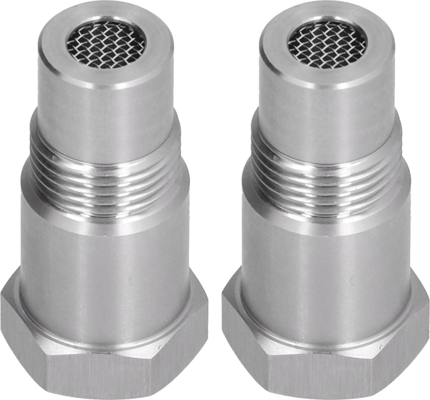 Cocosity 2Pcs Sauerstoffsensor Adapter Schweißen Stecker Motor Hilfskraft mit Filter Auto Teile M18x1.5