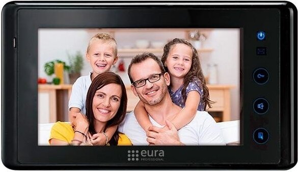 Monitor ''EURA PROFESSIONAL CAT5'' VMA-08A5 Display 7'' Farbe