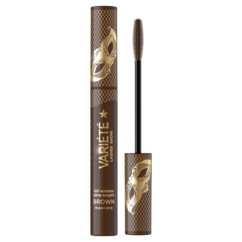 Eveline Cosmetics Variete Mascara für mehr Volumen und Länge, Braun, 10ml JLTUVARIEB_E