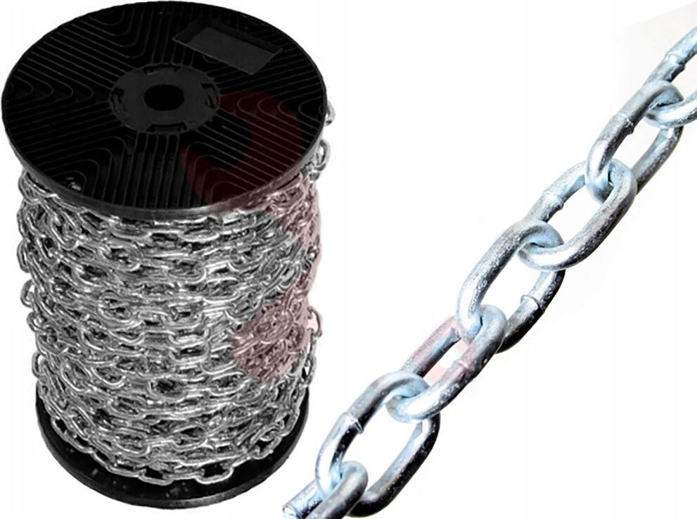 Sonstige Stahlkette Kette Stahl Ketten Gliederkette Lang 5m; 3mm