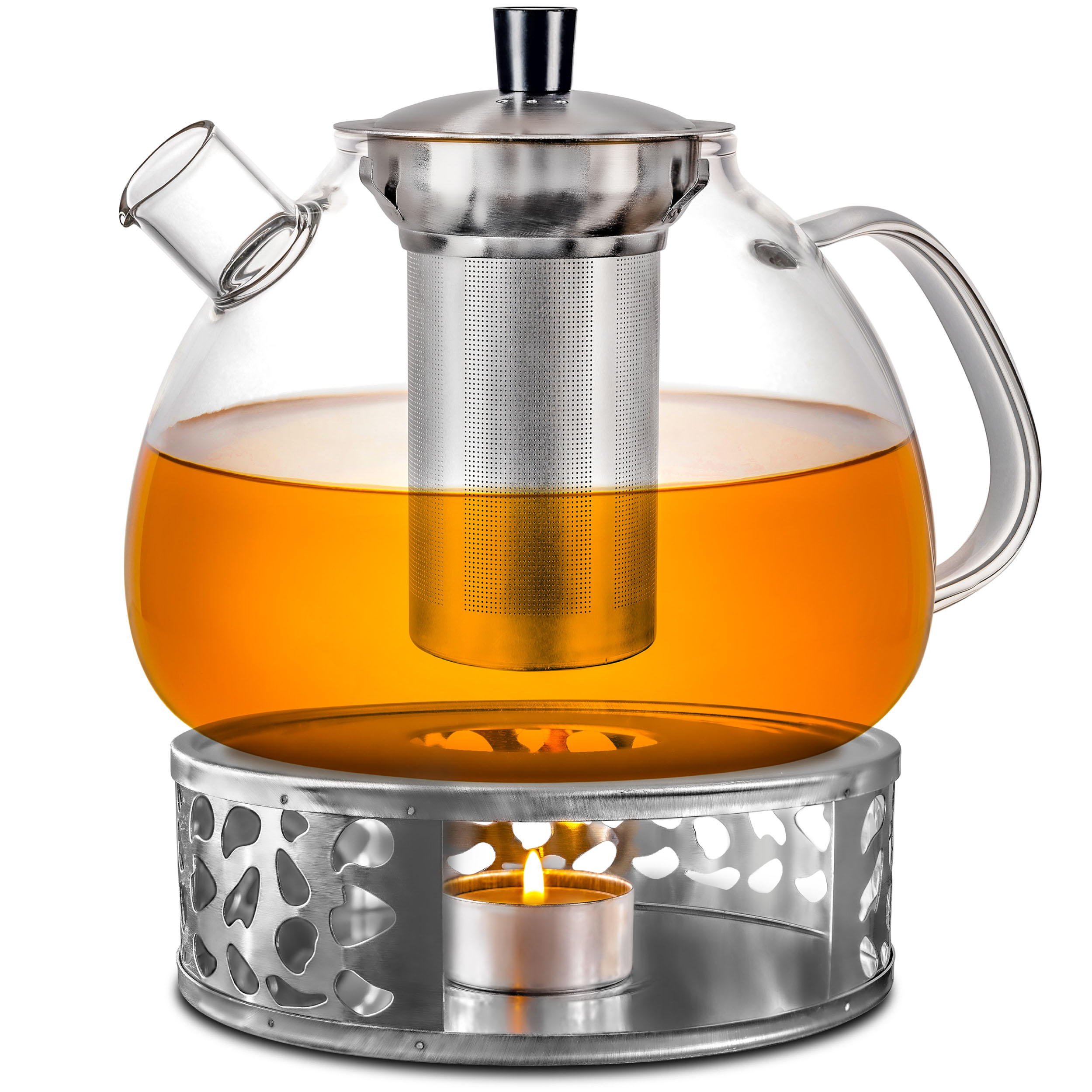 Cosumy Teelichthalter mit Teewärmer Stövchen