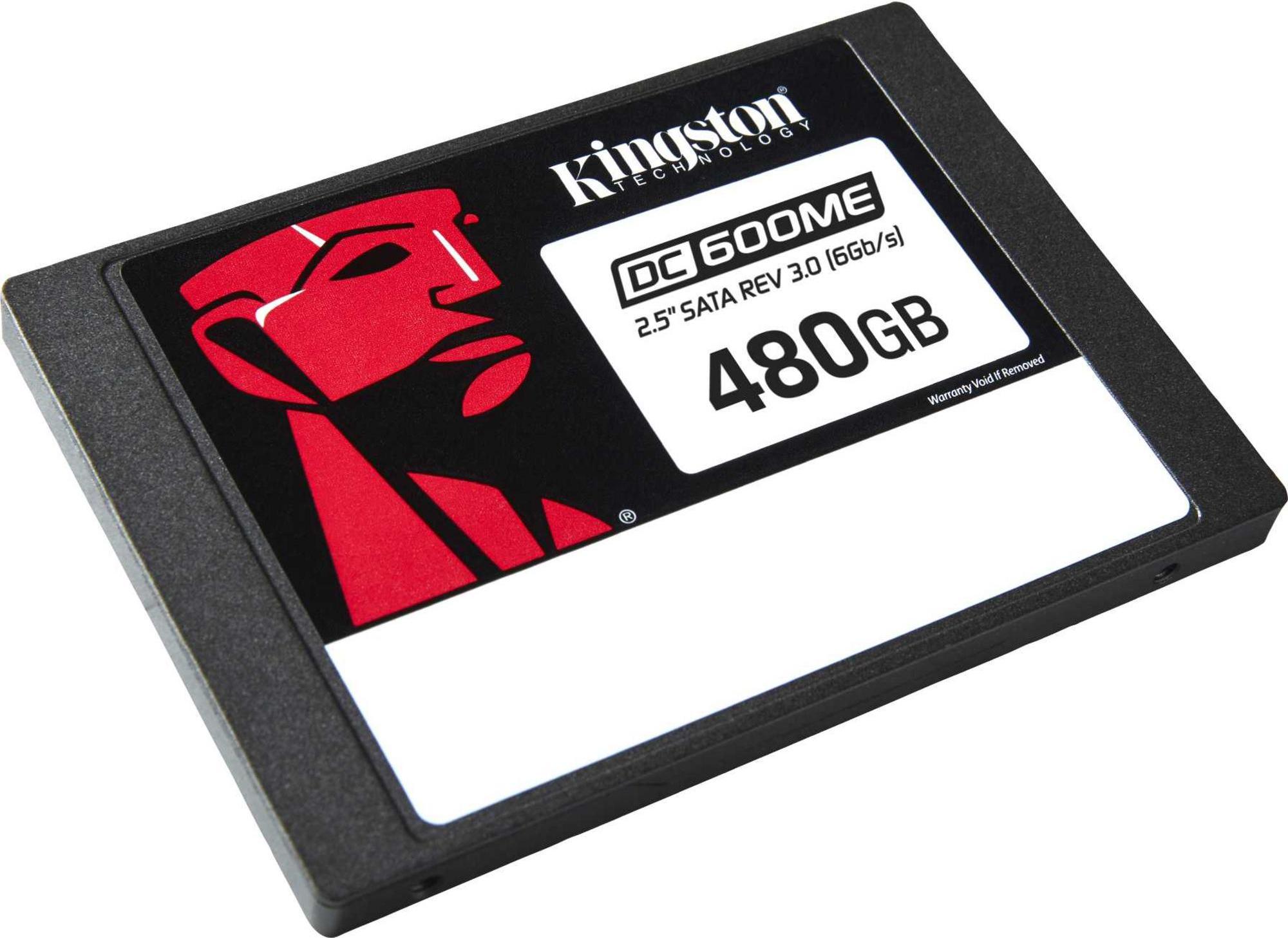 Kingston DC600ME 480 GB, SSD, (SATA 6 Gb/s, 2,5", AES-Verschlüsselung) SEDC600ME/480G