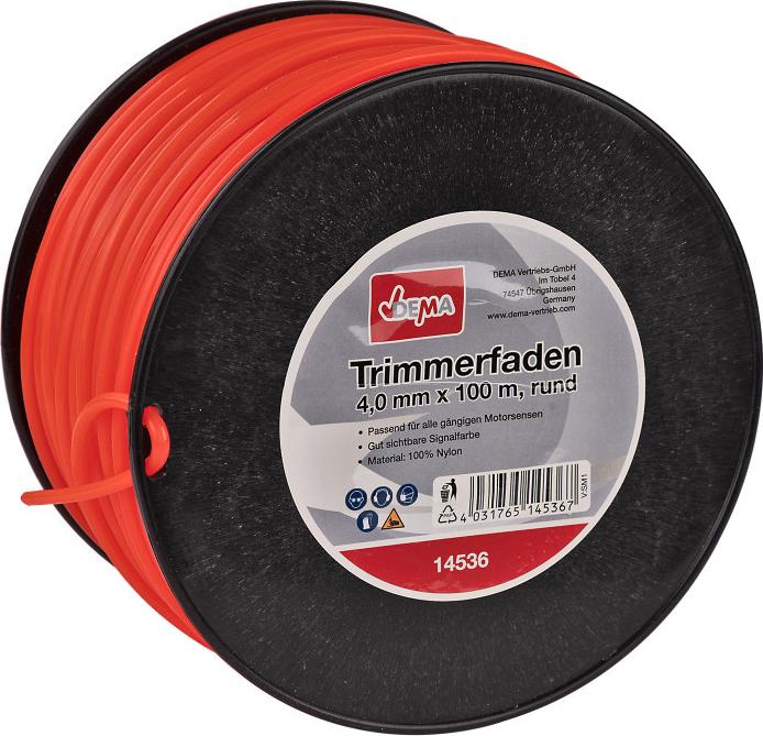 DEMA Trimmfaden 4,0 mm x 100 m, rund 14536