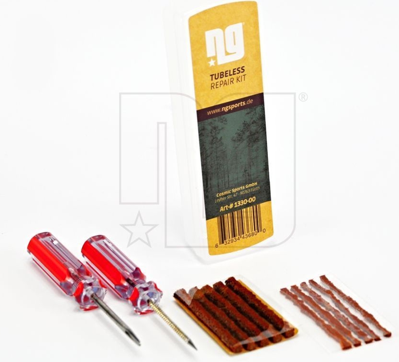 NG Sports Tubeless Repair Kit, black/red 1330-00