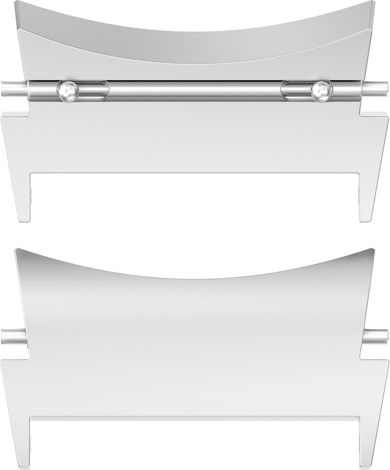 Pre Samsung Galaxy Watch 5 / 5 Pro / 4 Classic / 4 Watch Adapter Silver