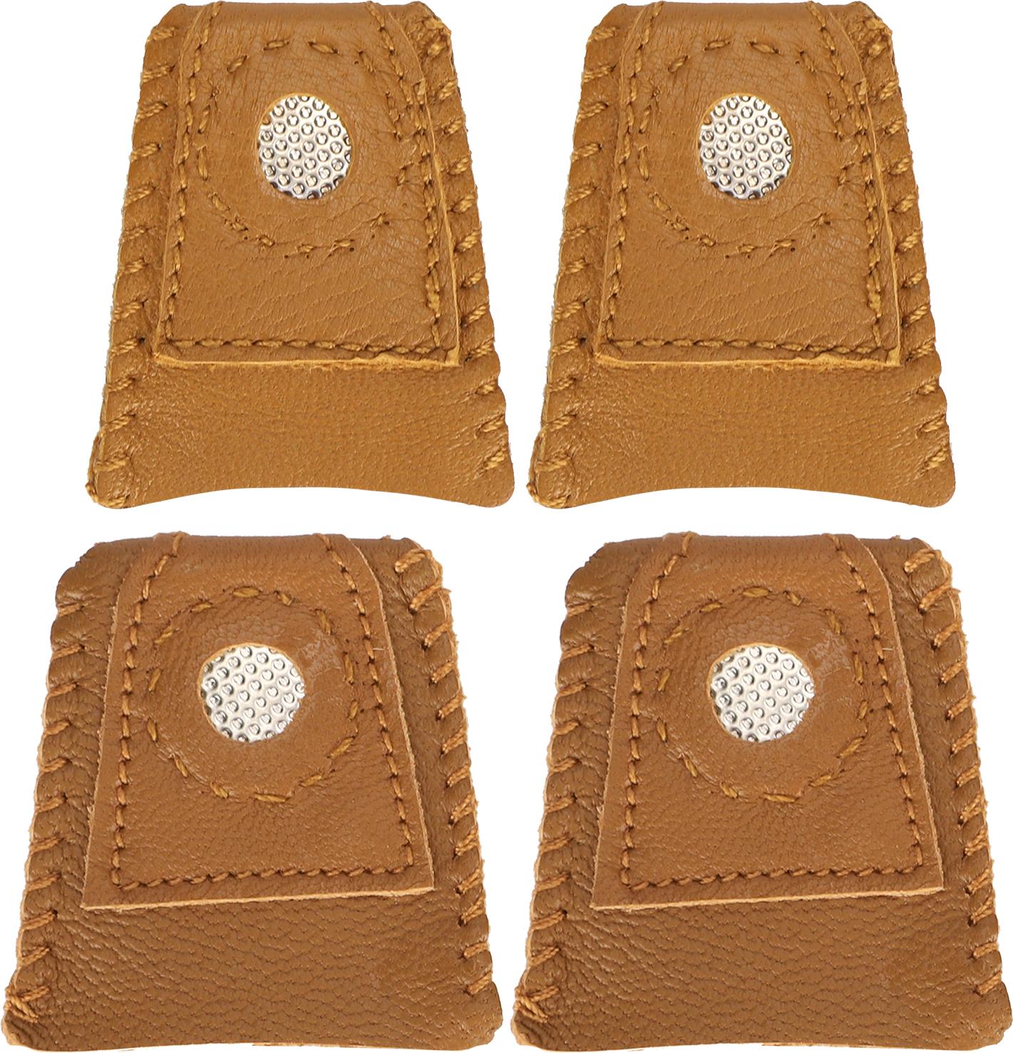 Gistuch Nähen Fingerhülle Stricken Dimble Leder Fingerspeicher Beschützer Stickereien 024