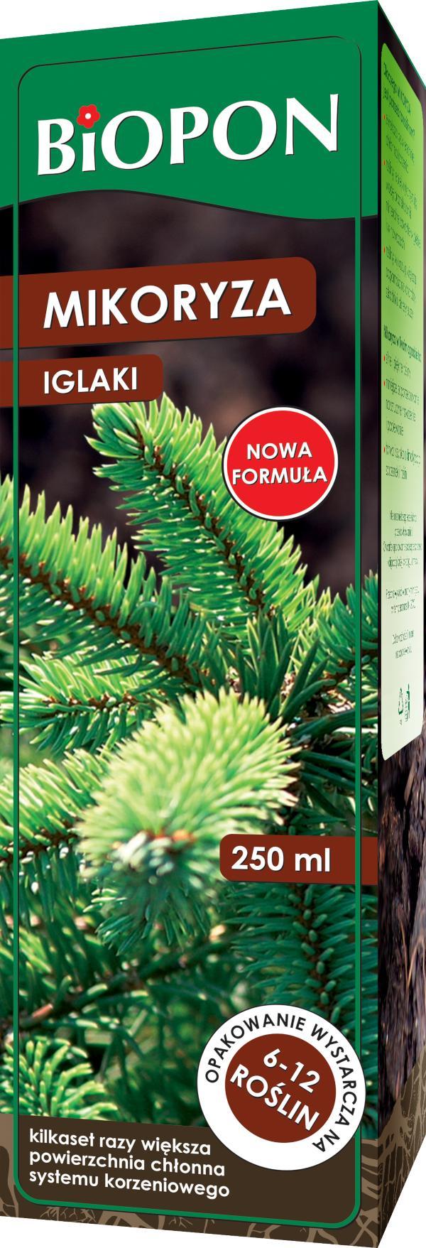 BROS Biopon Mykorrhiza für Koniferen, 250 ml, Ekto-Mykorrhiza-Impfstoff für Koniferen