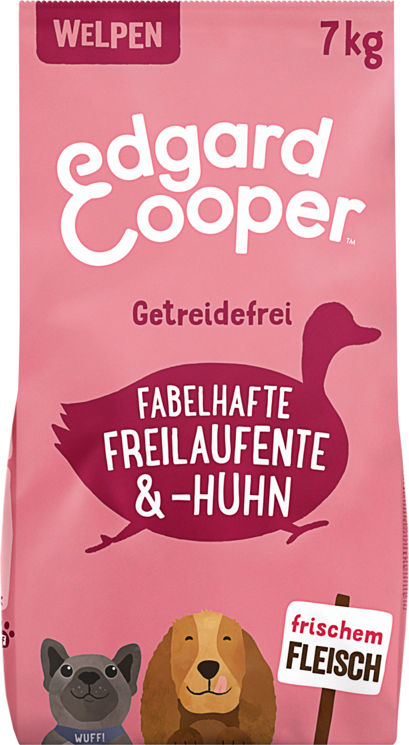 Edgard & Cooper 7kg Freilaufente & Huhn + Kochbanane