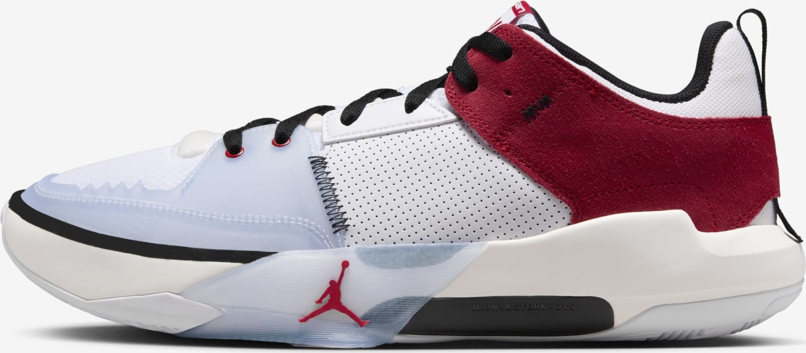 Nike Jordan One Take 5 "White Gym Red" Basketbalová obuv, White/Red, Veľkosť: 45