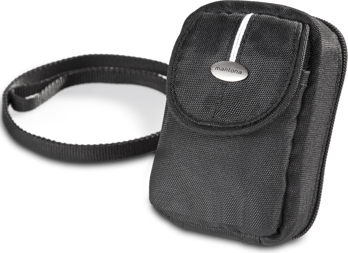Mantona Irit Borsa A Tracolla Per Fotocamera Mirrorless - Rossa, Imbottita, Per Sony NEX, Nikon 1, Olympus PEN, Con Divisorio E Tasche