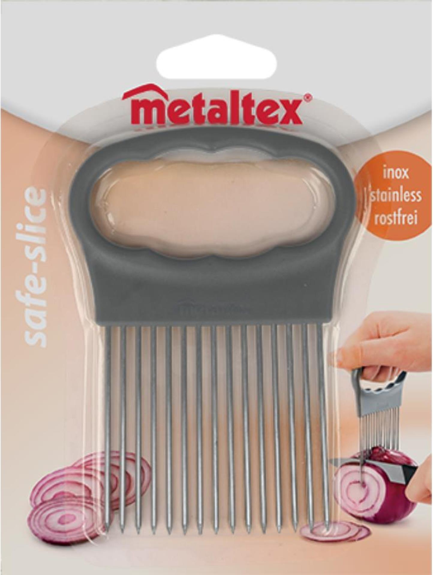Metaltex Zwiebelkamm, Schneidhilfe für Zwiebeln