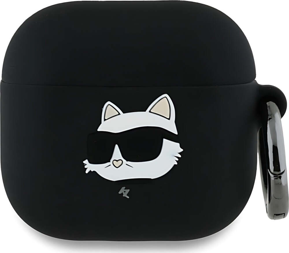 Custodia Karl Lagerfeld Per AirPods 3 Con Glitter - Eleganza E Stile In Nero - 3