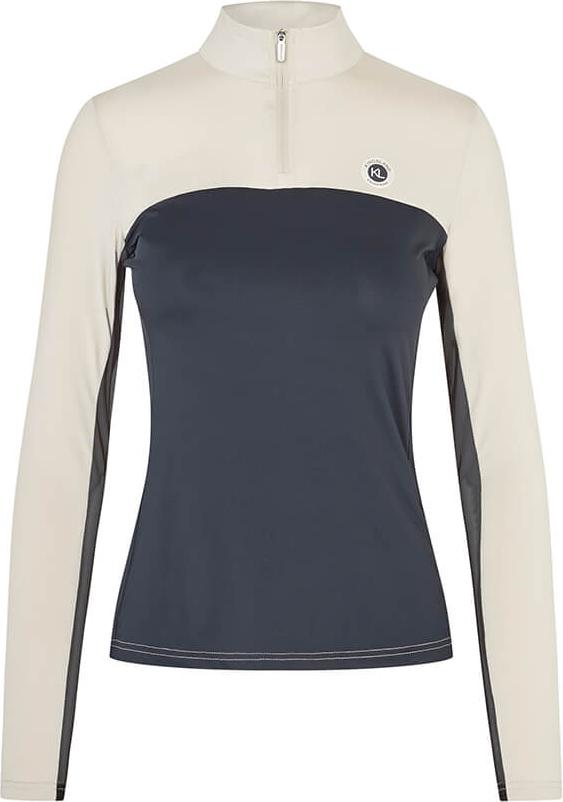 Kingsland Trainingsshirt Damen KLLeann FS 2026 Zip-Shirt Navy M 3129360201013